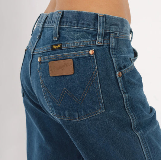 90s Wrangler Jeans Blue Denim Straight Leg High Rise Cotton 34x33