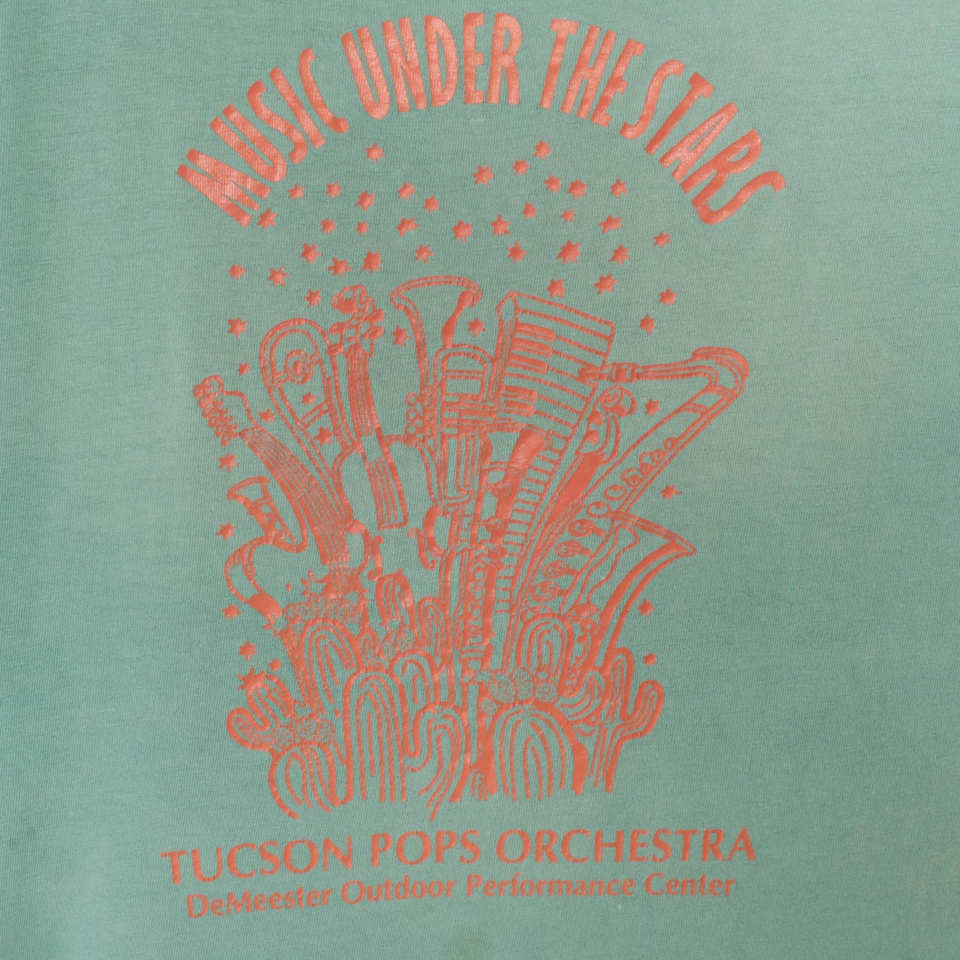 90s Tucson Pops Orchestra Music Under The Stars Concert Tee Large