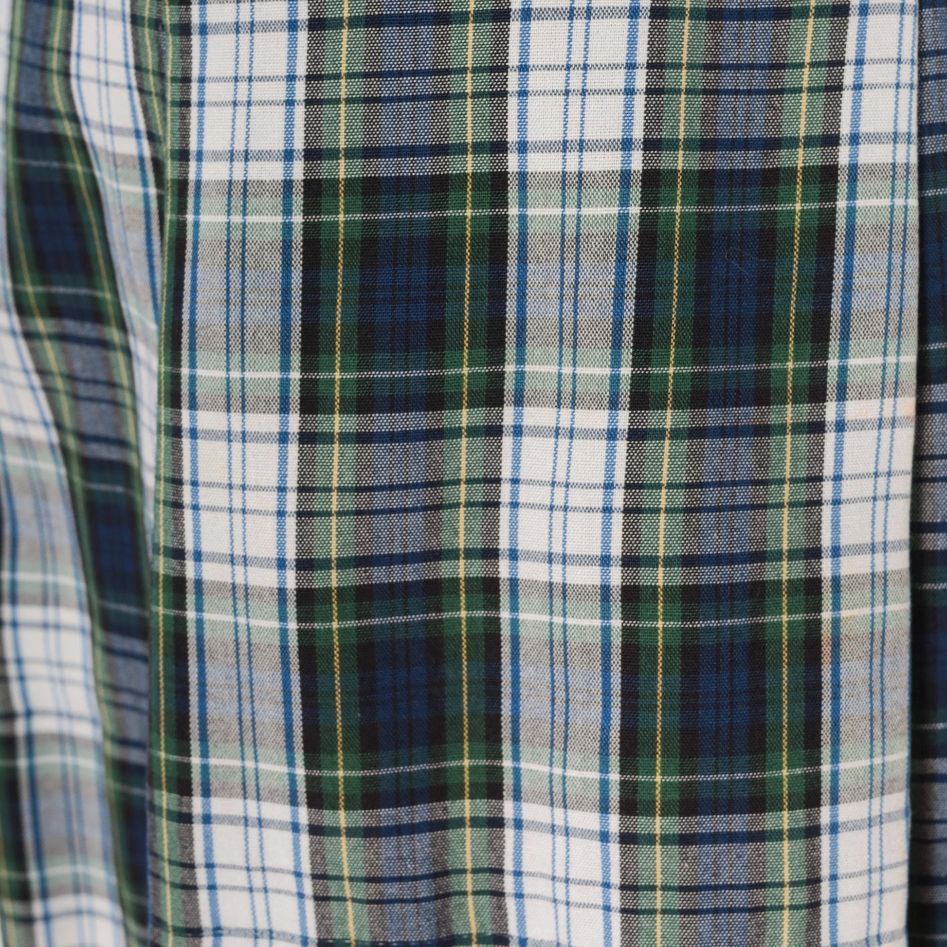 80s Donalds Navy Green Plaid Pleated Skort Tartan Mini Small S