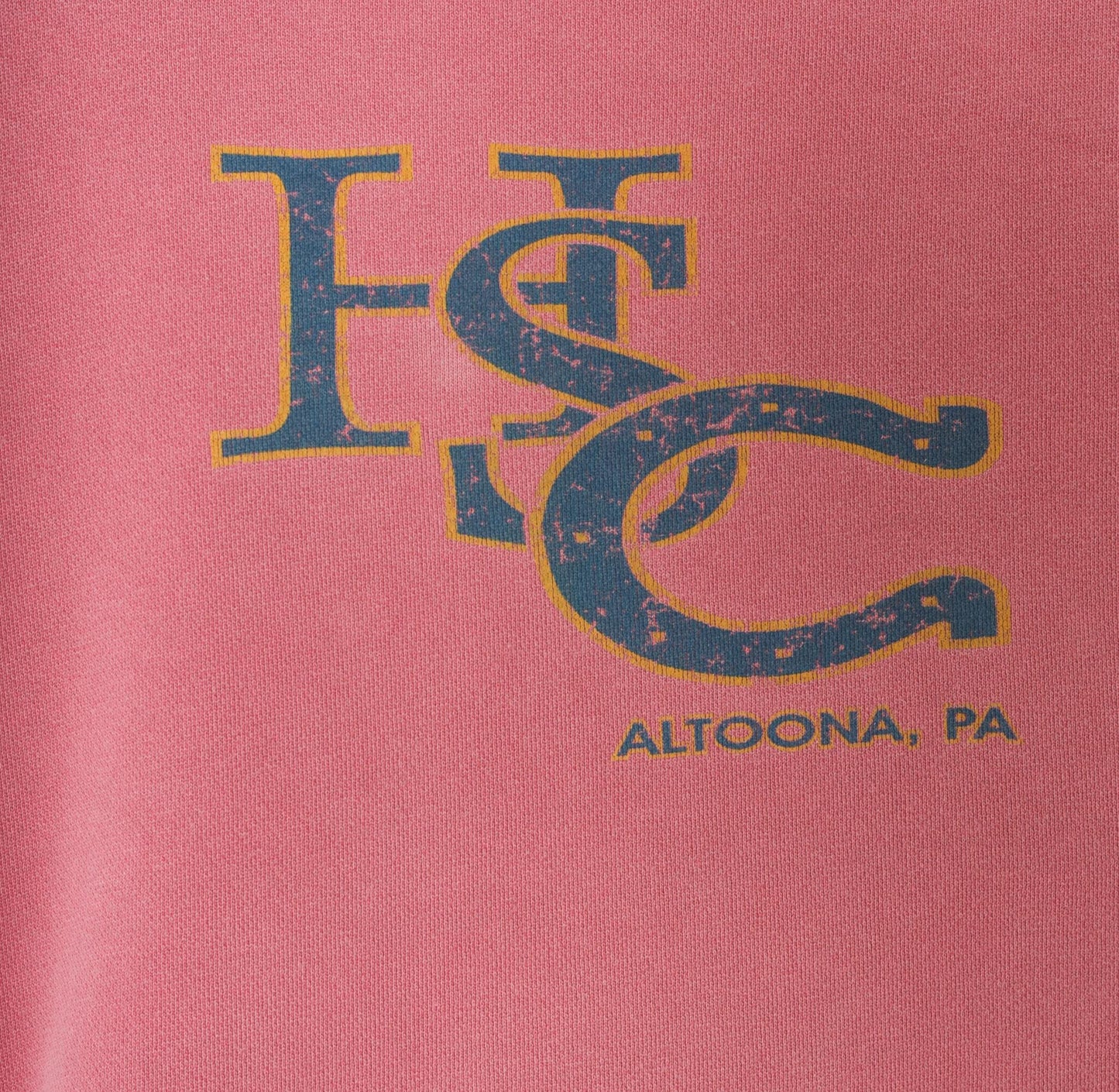 90s HSC Altoona Dusty Rose Crewneck Sweatshirt Pigment Dyed Extra Large XL
