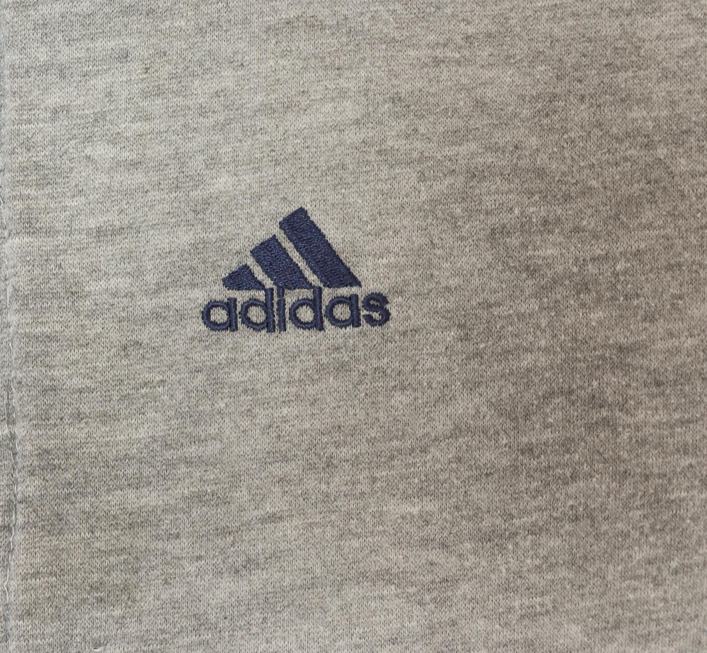 90s Adidas Reversible Windbreaker Hoodie Navy Grey Three Stripe Jacket Large L