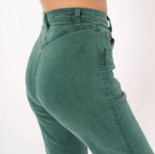 Y2K Roper Sage Green High Rise Straight Leg Jeans Extra Small XS