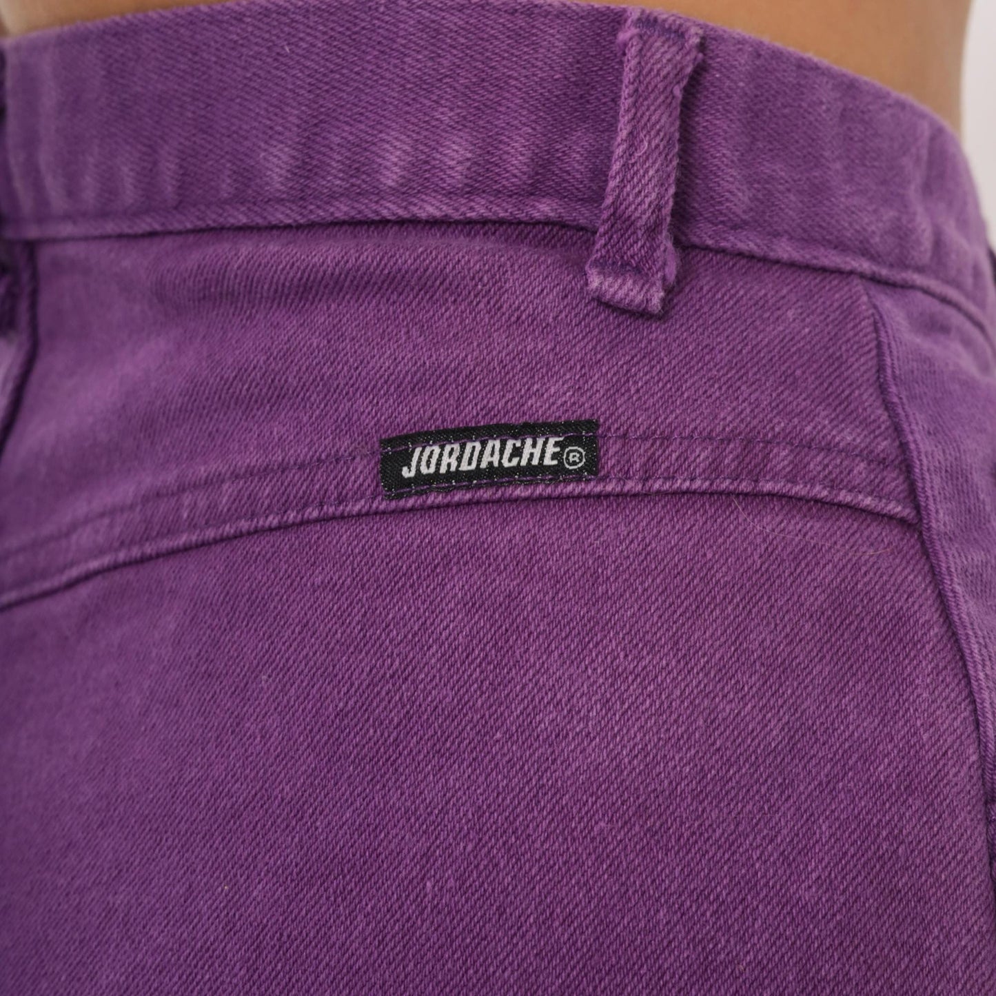 90s Jordache Purple Denim Knee Skirt High Waist Pencil Jean Small S