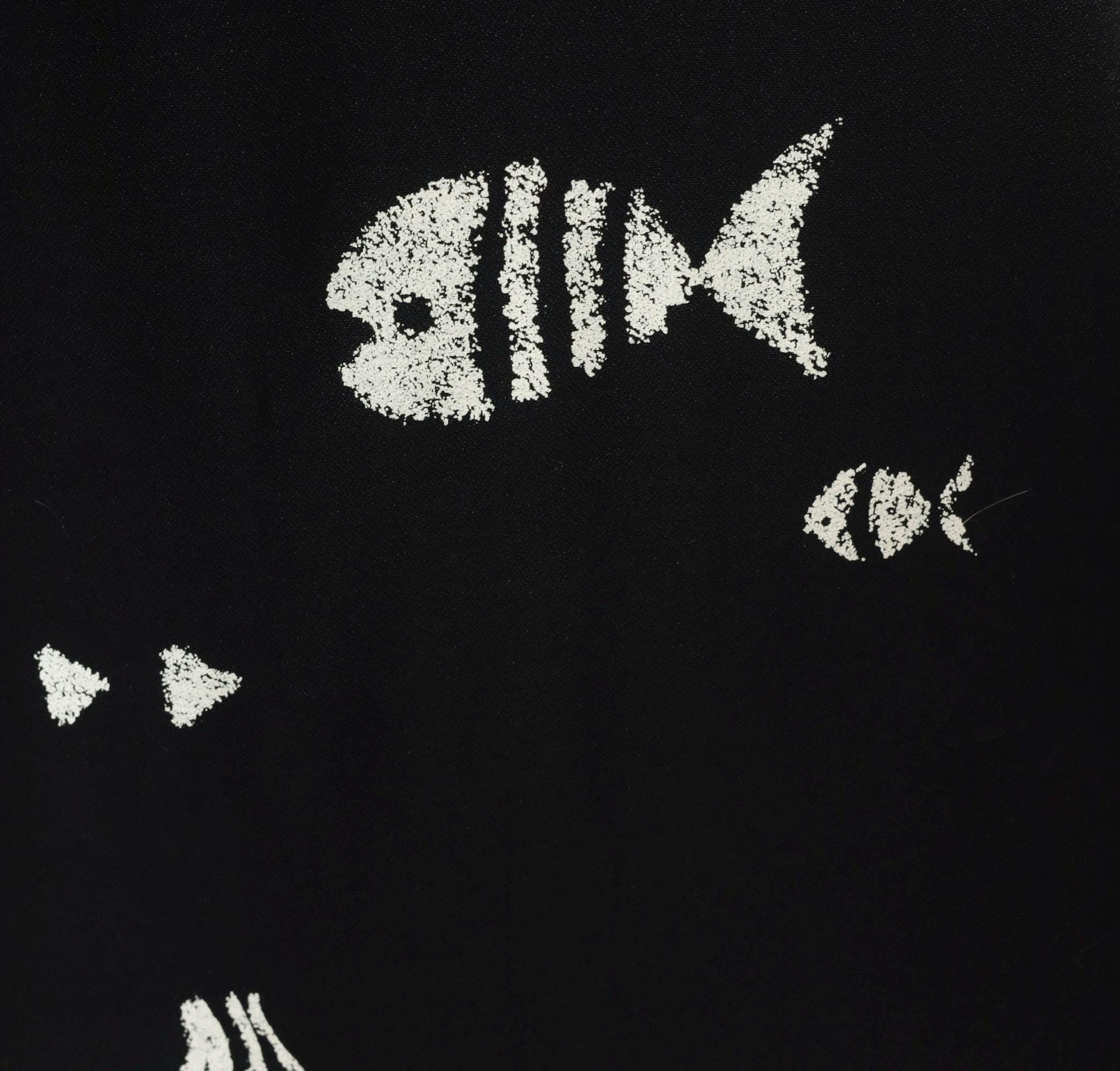 90s Connie Choi Fish Print Maxi Dress Black White Sea Life Large L