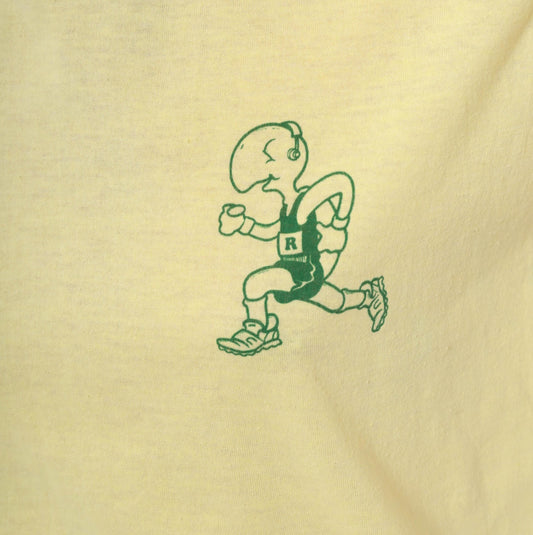 80s Select T Turtle Races Graphic Tee Yellow Green Cartoon Medium