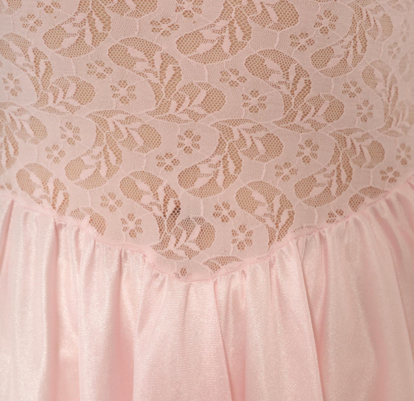 90s Cinema Etoile Pink Lace Babydoll Top Flutter Sleeve Bow Small S