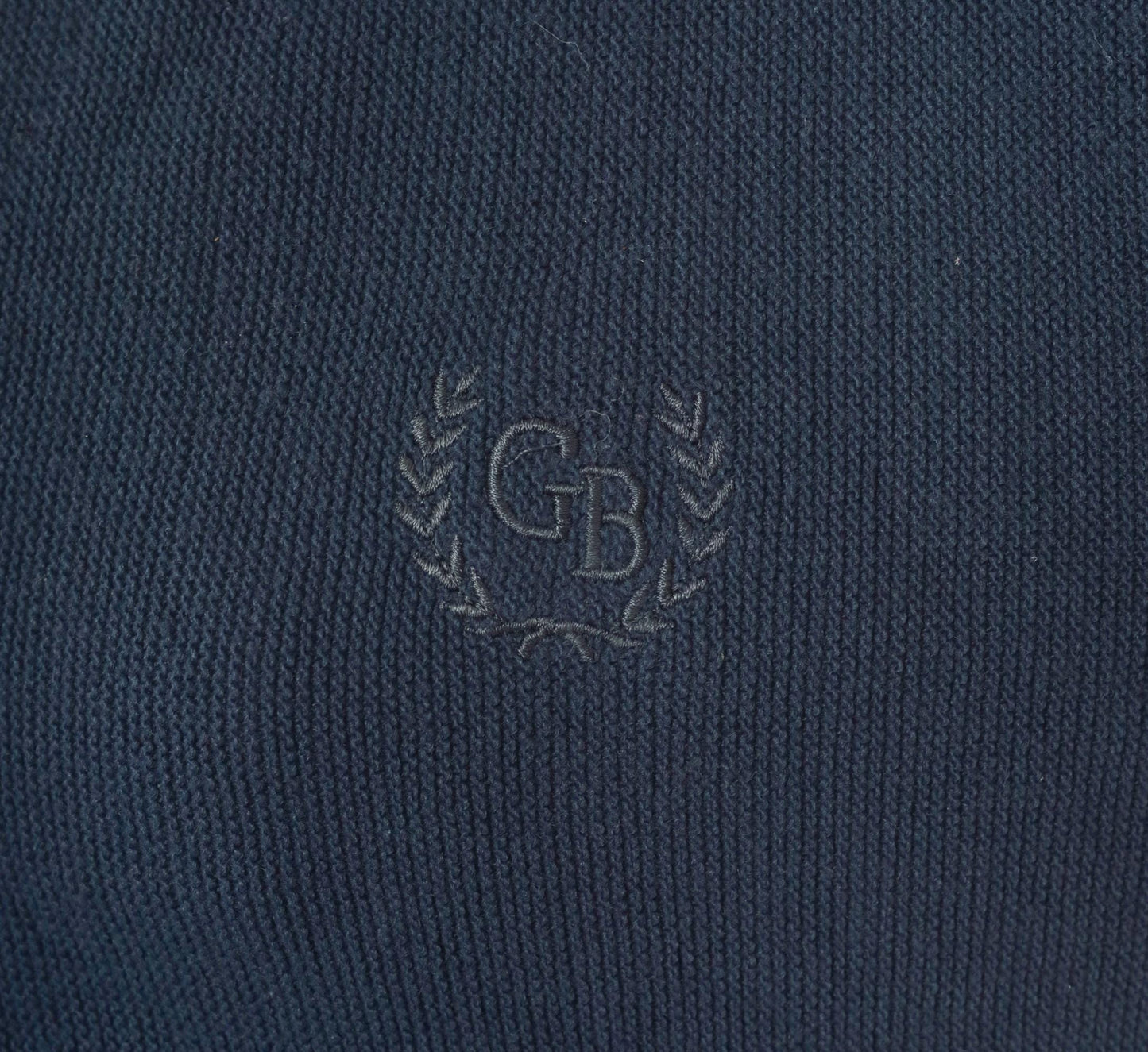 Geoffrey Beene Navy Cardigan V-Neck Button Front Knit Sweater Medium M