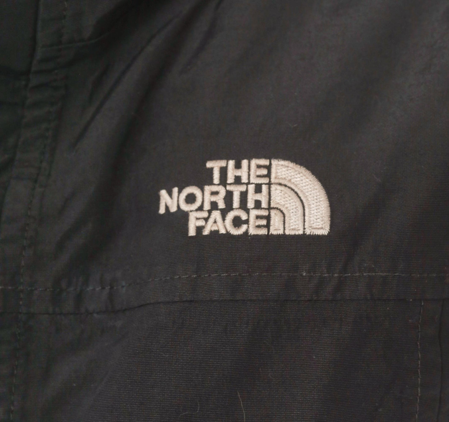 90s The North Face Black Down Jacket Snap Waist Puffer XS