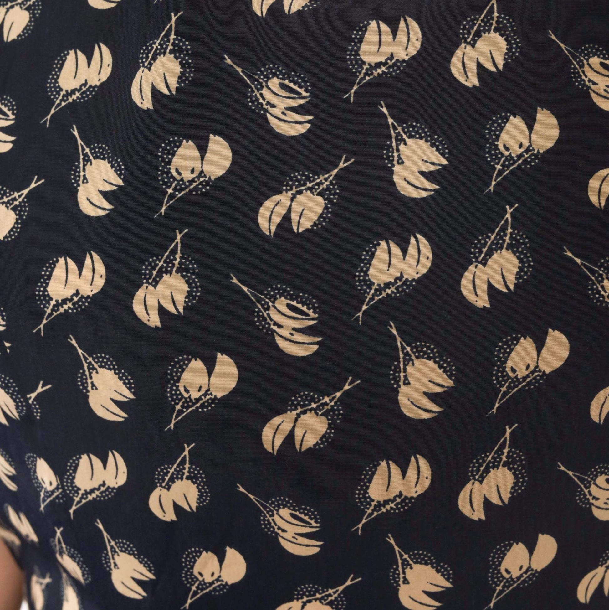 90s Danny & Nicole Navy Tulip Sundress Scoop Neck A-Line Knee Length Small