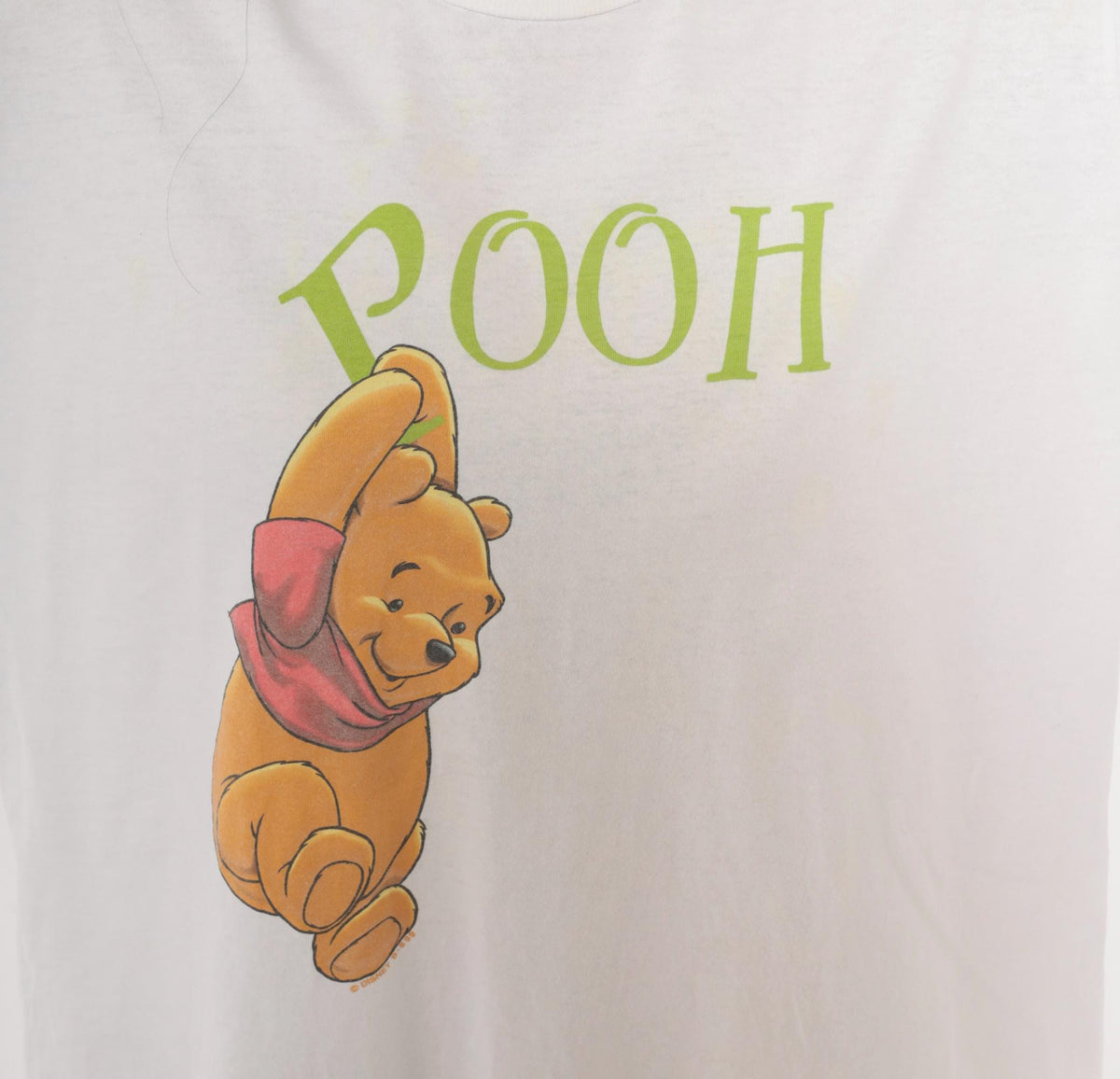 90s Winnie The Pooh Graphic Tee Disney White Cotton Tunic Extra Large XL
