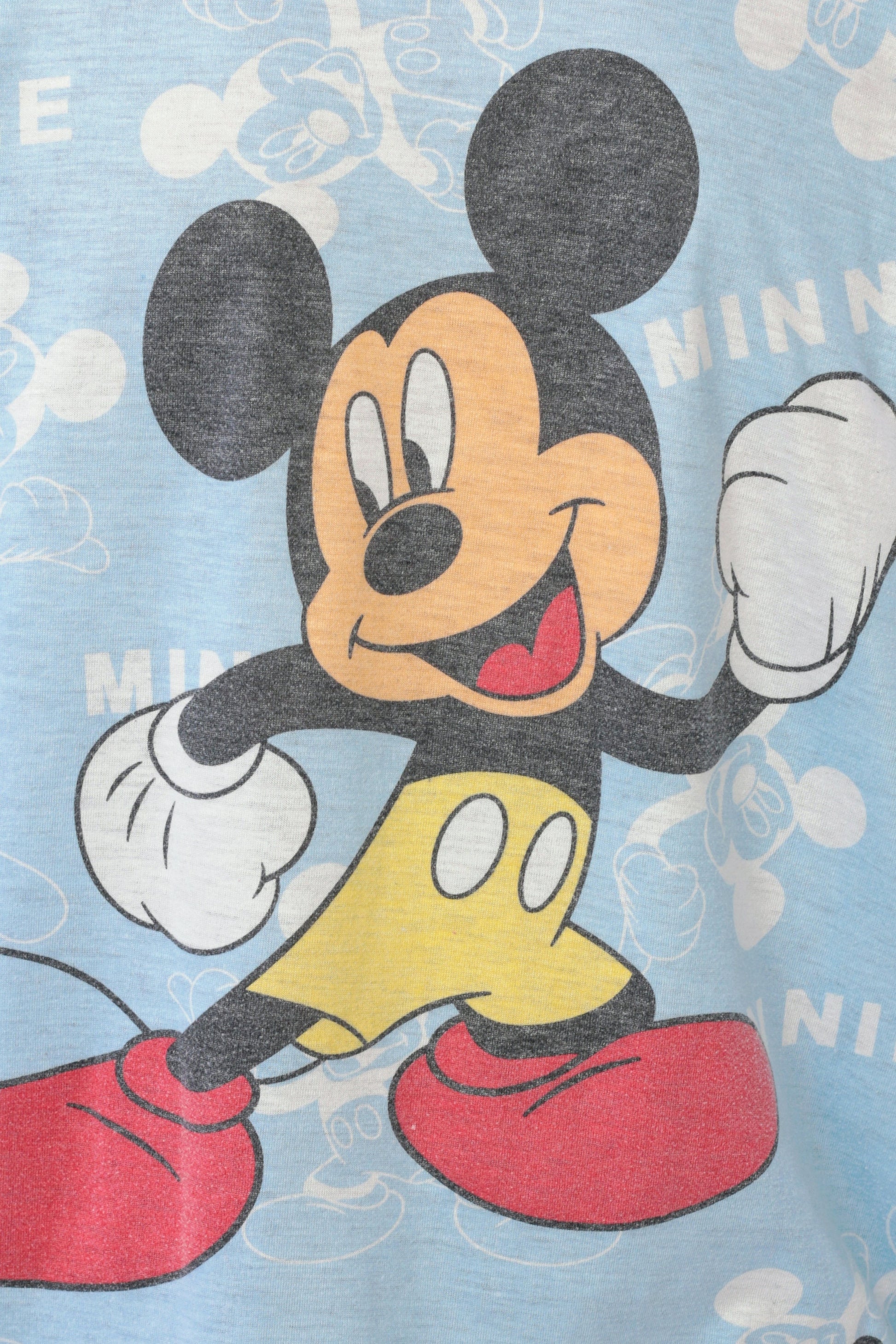90s Mickey Mouse Disney Ringer T-Shirt Graphic Tee Small