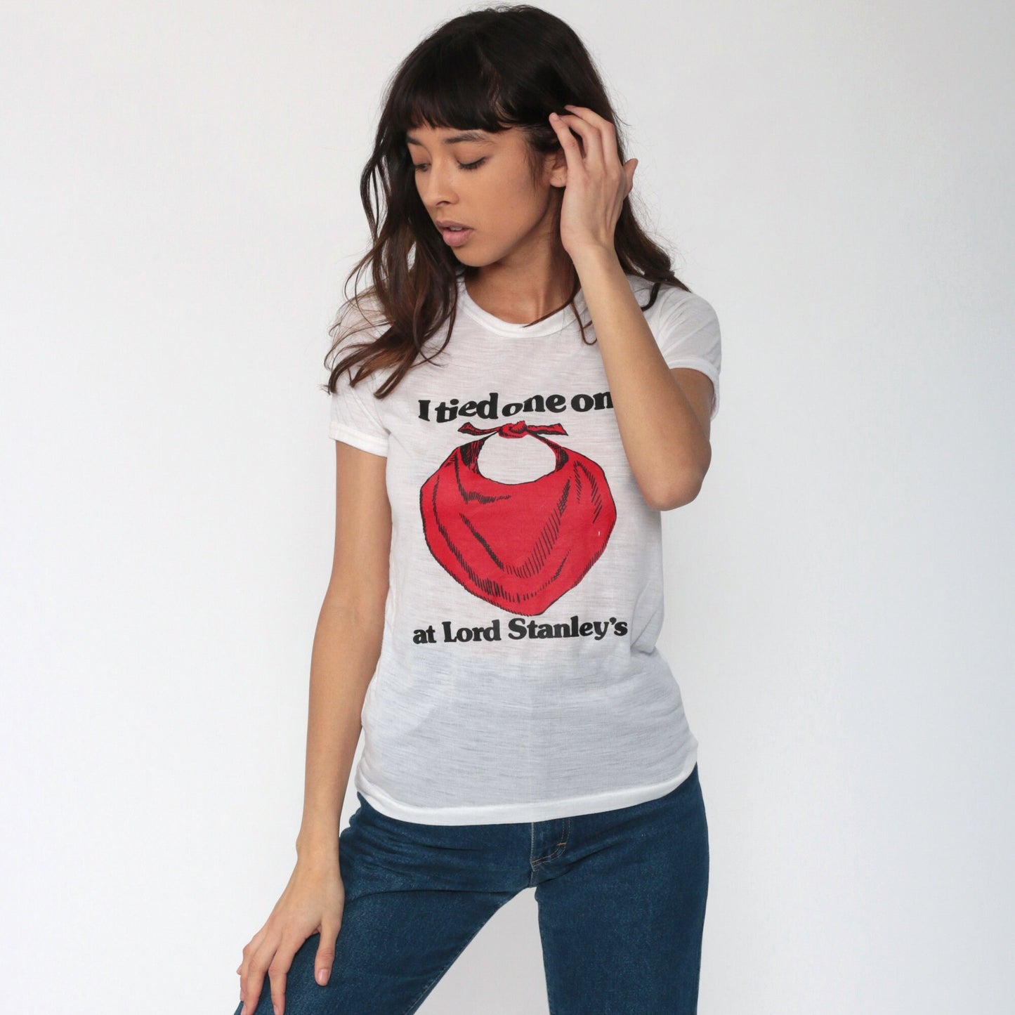 80s Lord Stanley's Restaurant Single Stitch Graphic Tee Small