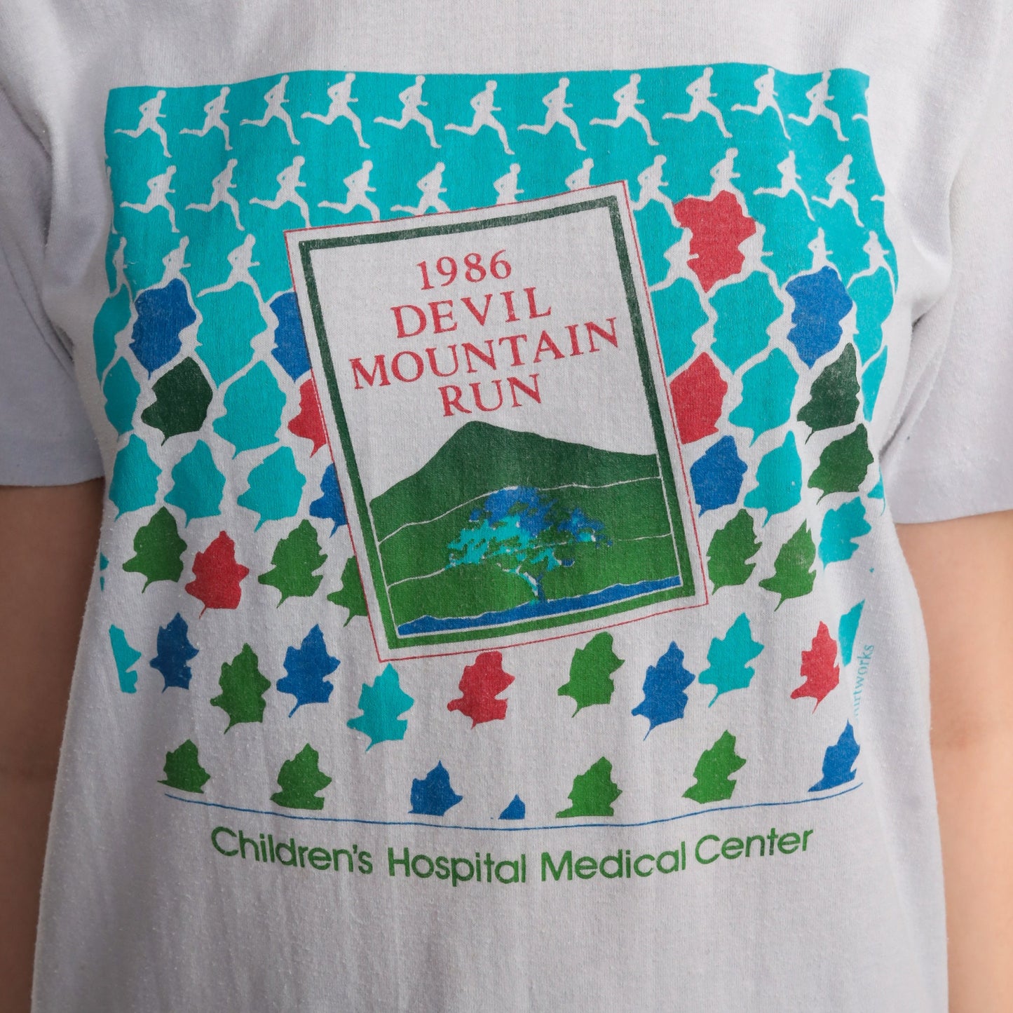 80s Devil Mountain Run 1986 San Francisco Graphic T-Shirt Single Stitch Small