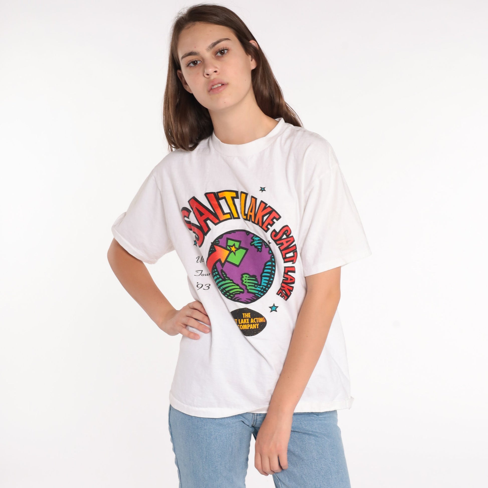 90s Salt Lake Acting Company Graphic Tee Utah Single Stitch Medium