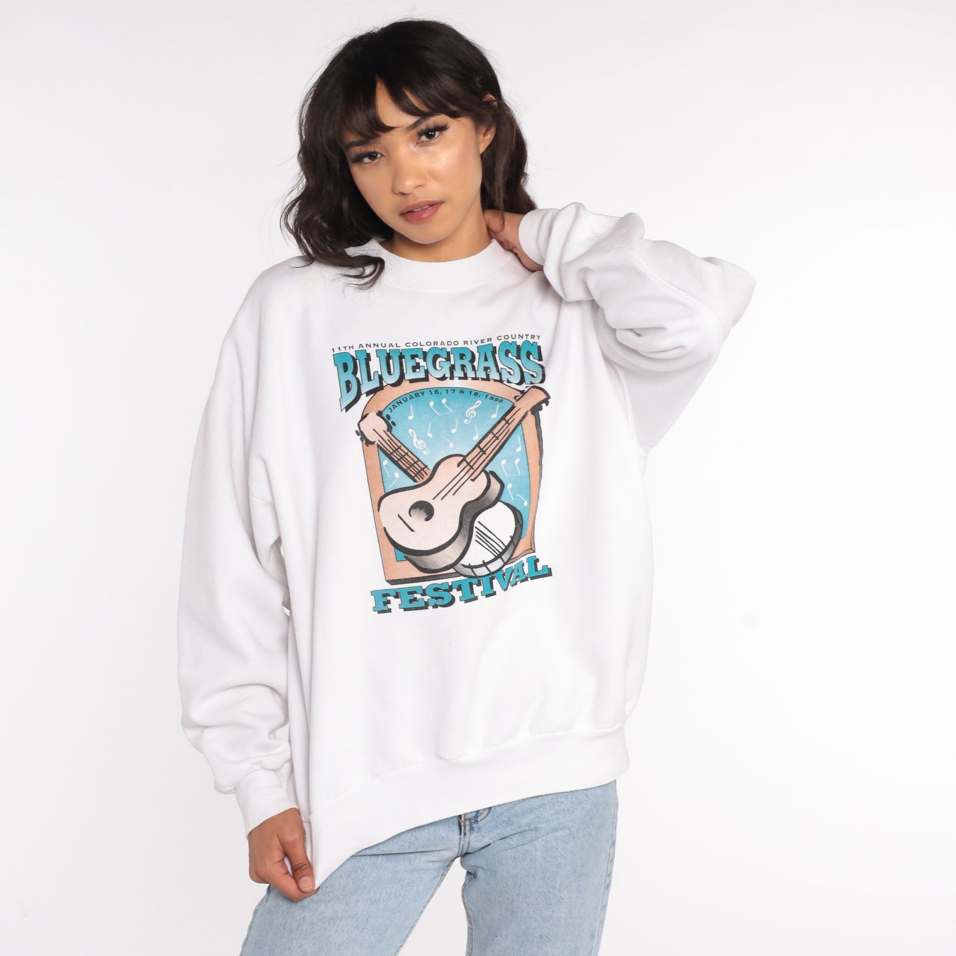 1998 Colorado River Country Bluegrass Festival Sweatshirt Unisex Extra Large