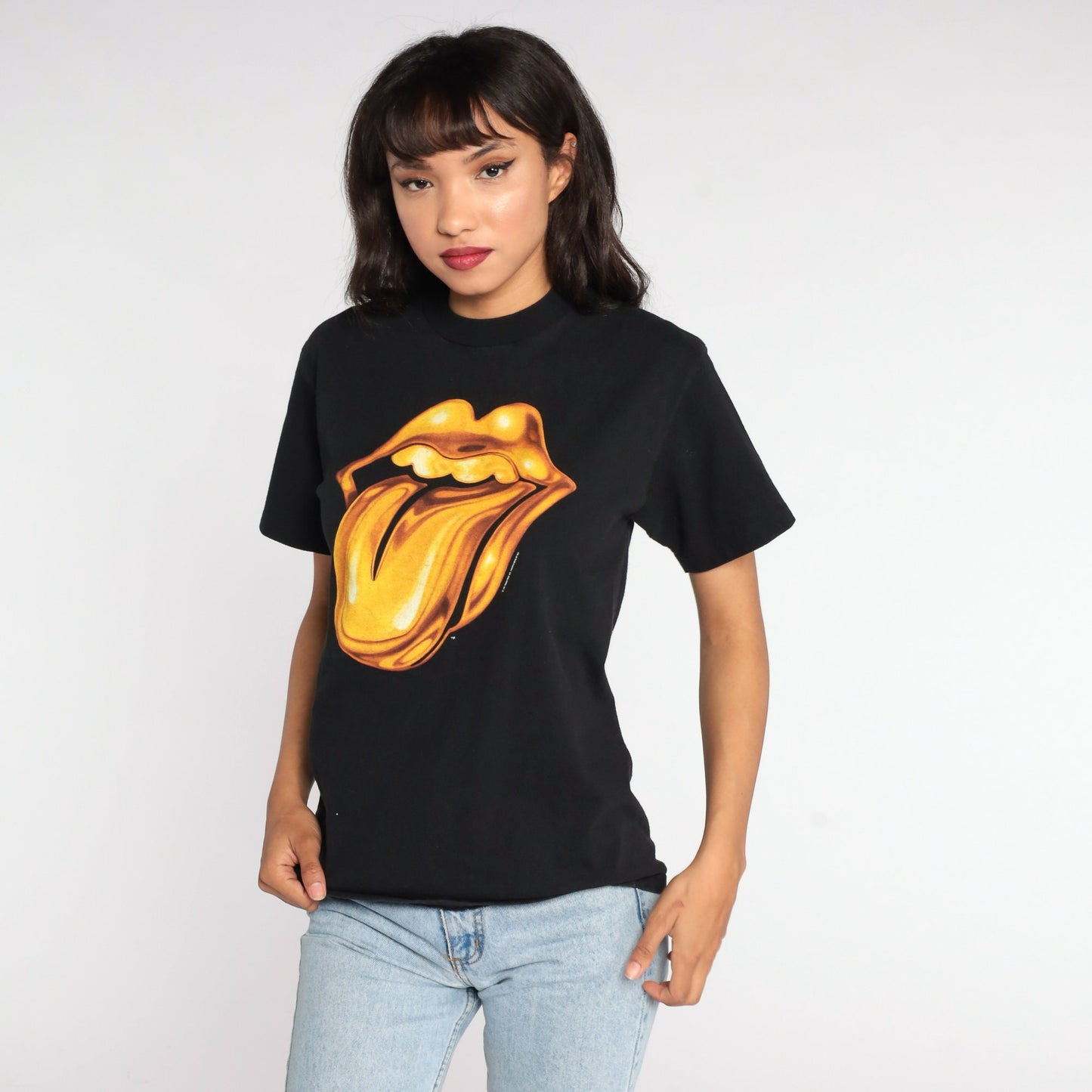 1997 Rolling Stones Bridges to Babylon Tour T Shirt Cotton Small