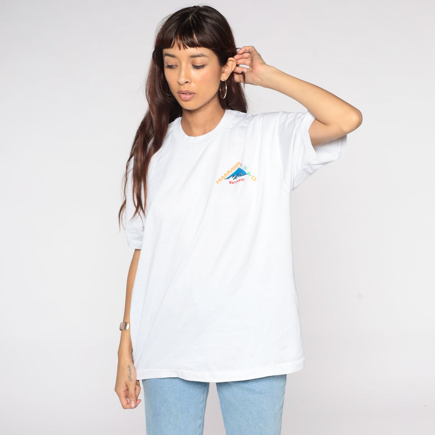 90s Hammerhead Moleman Vermeer Graphic T-Shirt Cotton Extra Large XL