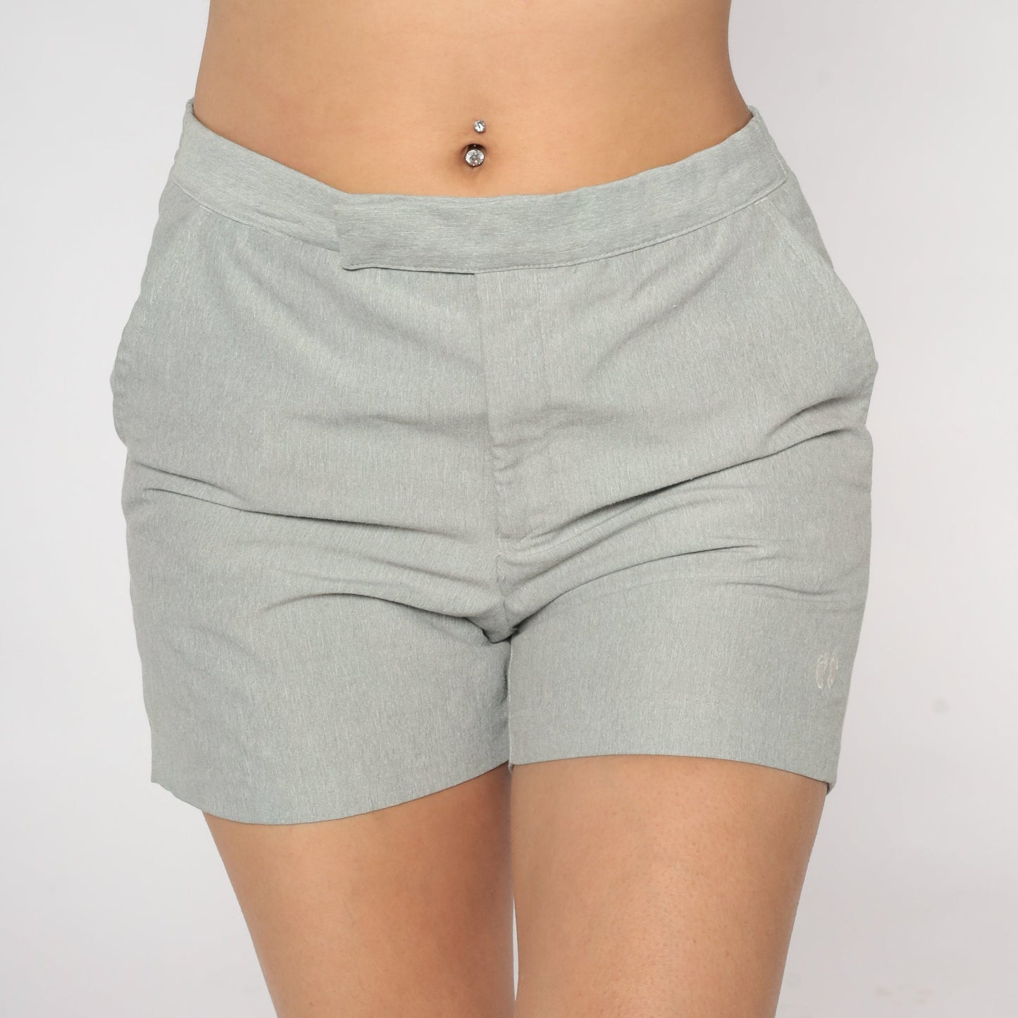 80s Hang Ten Grey Shorts High Waist Surf Small