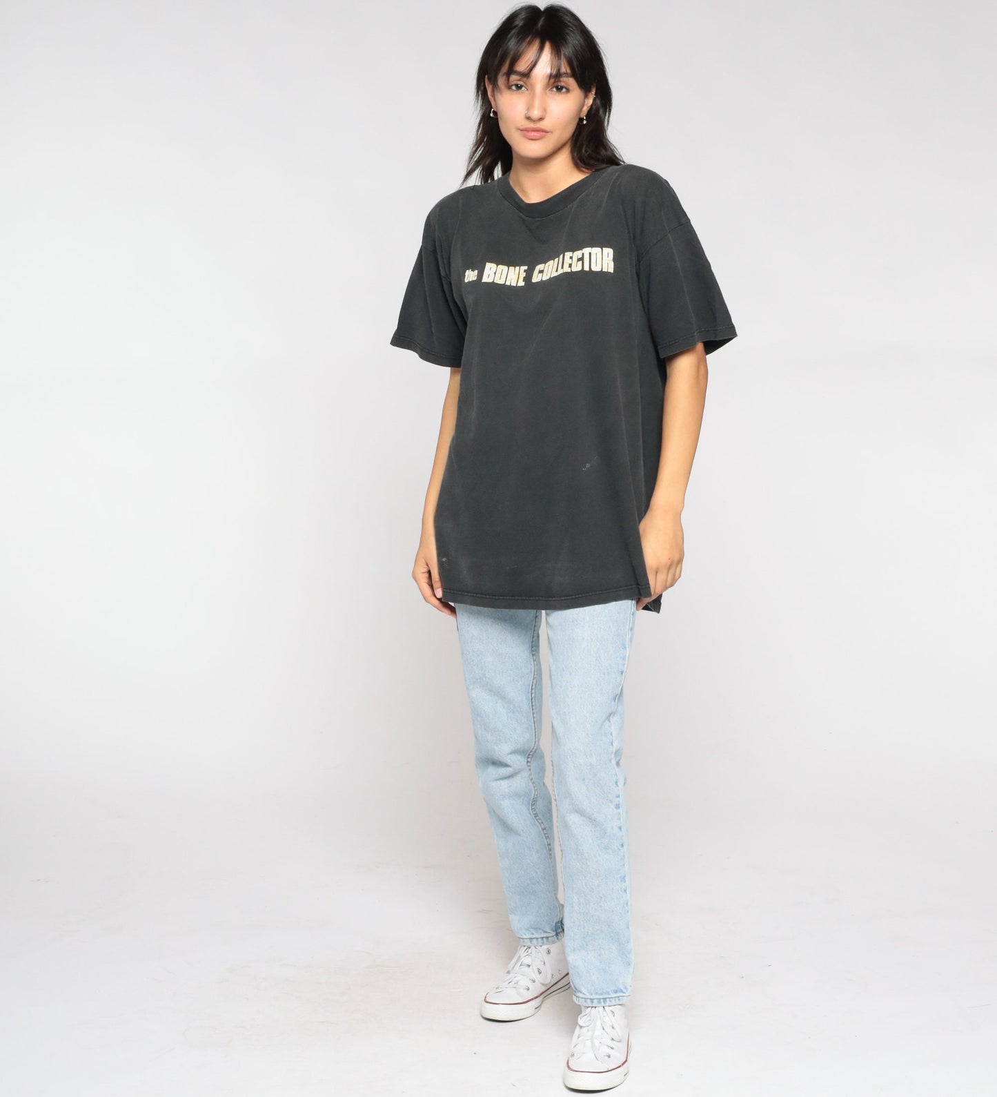 The Bone Collector 00s Movie Graphic Tee Black Cotton Extra Large XXL