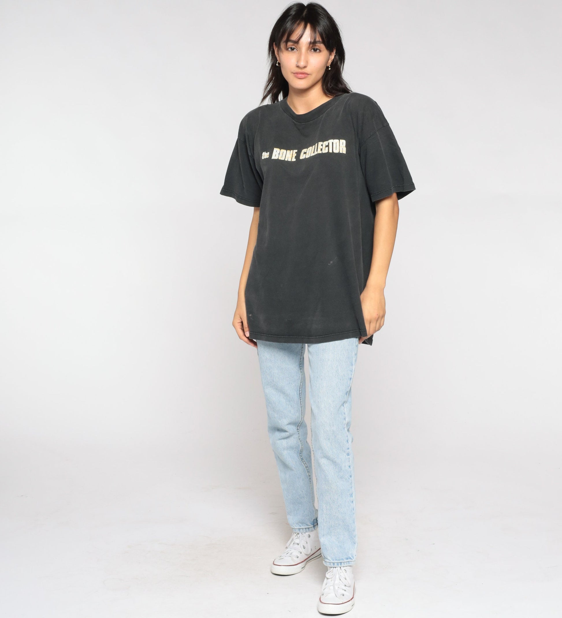 The Bone Collector 00s Movie Graphic Tee Black Cotton Extra Large XXL