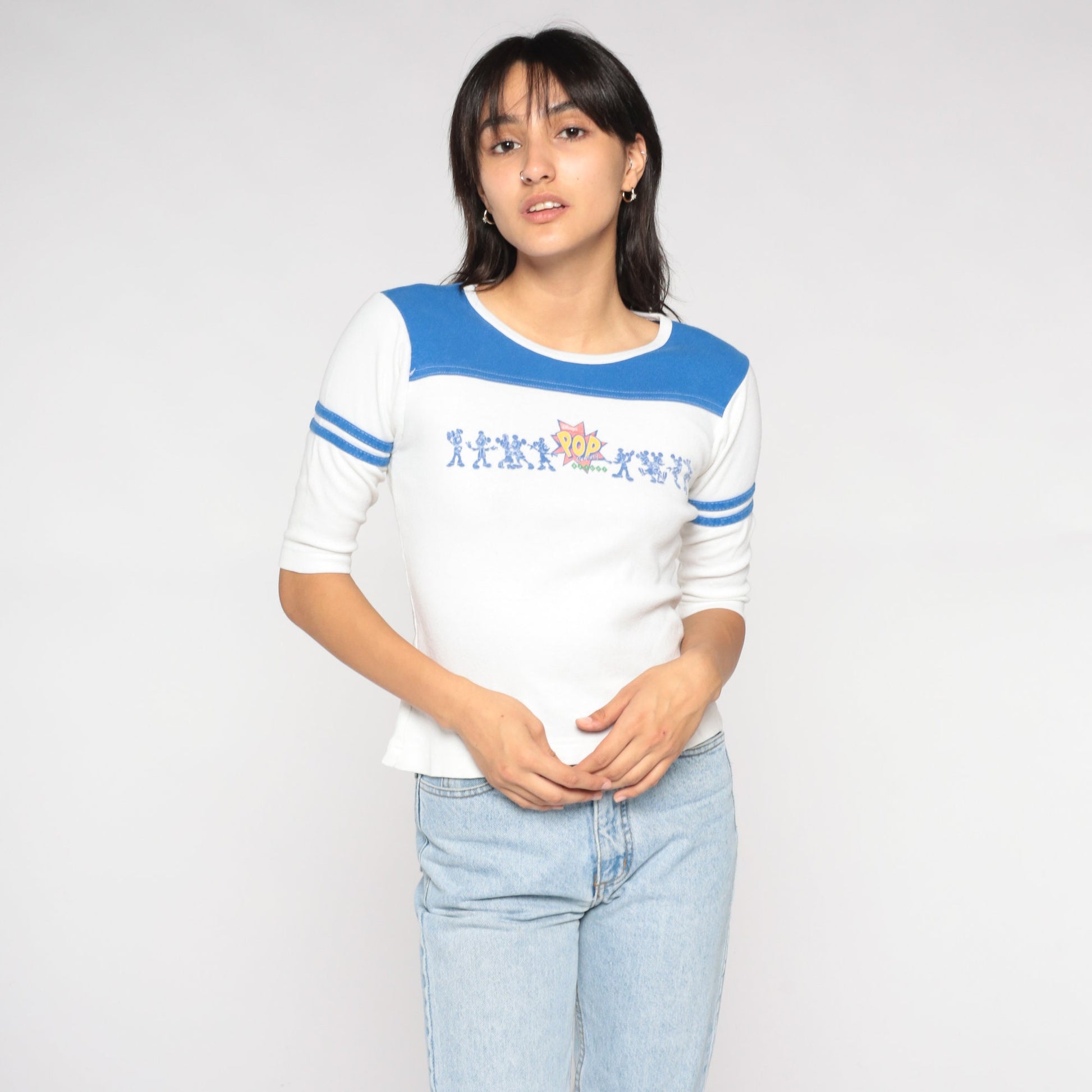 90s Walt Disney World Pop Century Resort Graphic Tee White Small