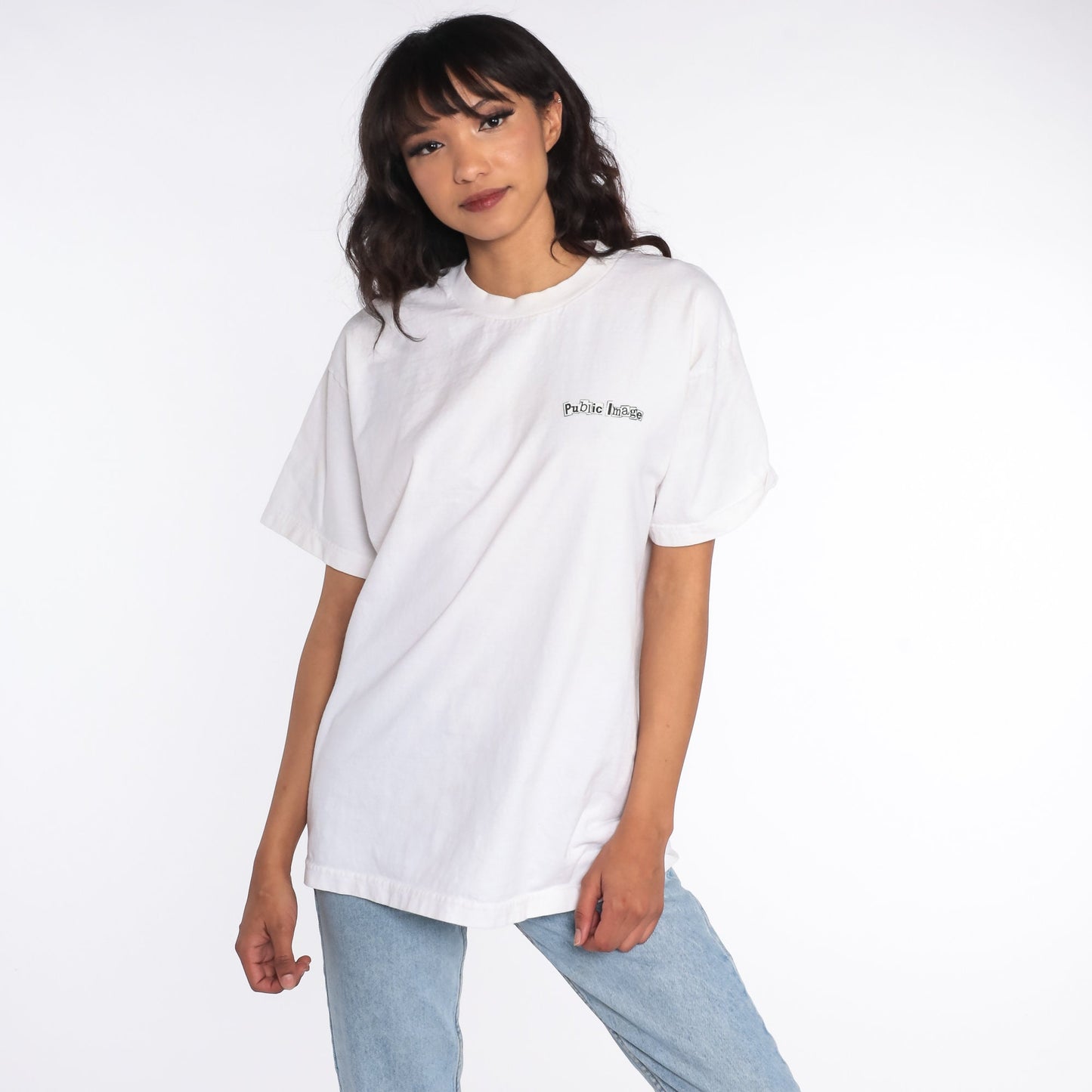 90s Public Image Skateboarding Graphic T-Shirt Cotton Tee Medium Large