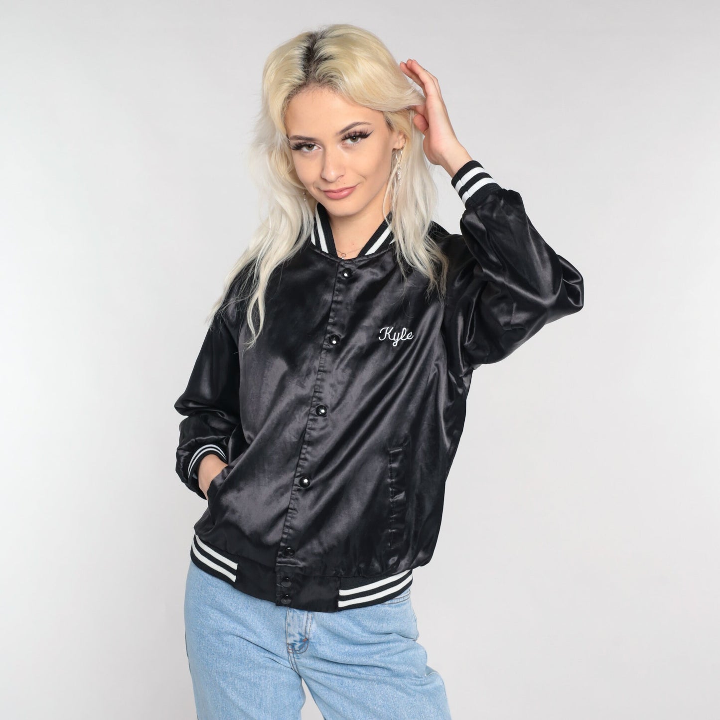 90s Arizona Diamondbacks MLB Windbreaker Jacket Black Snap Small