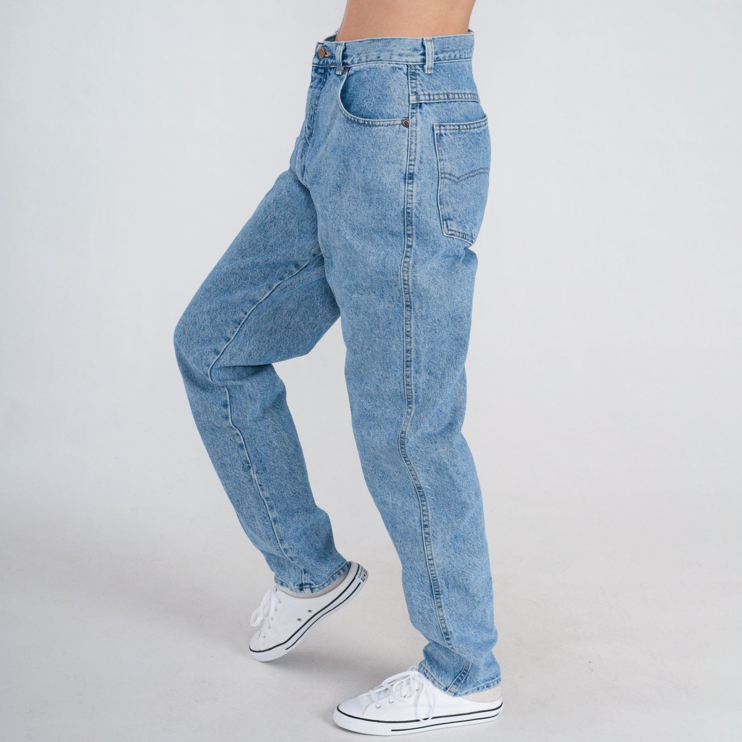 90s Forenza High Waisted Straight Leg Jeans Blue Denim Small