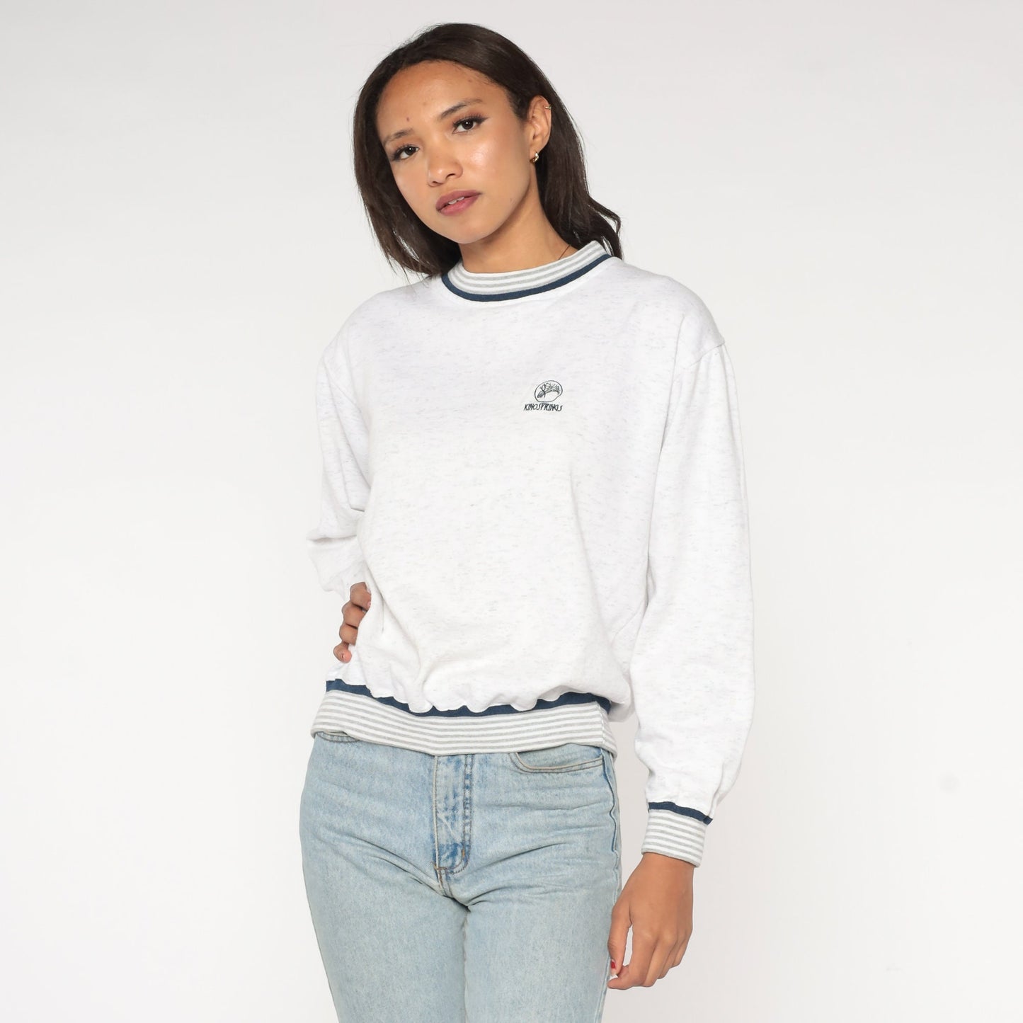 90s Kino Springs Arizona Golf Course Sweatshirt Grey Crewneck Medium