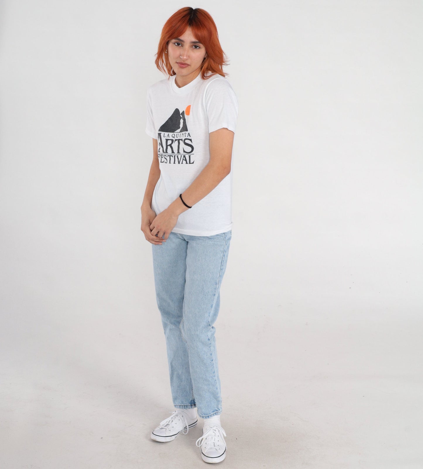 80s La Quinta Art Festival Graphic Tee White Single Stitch Extra Small