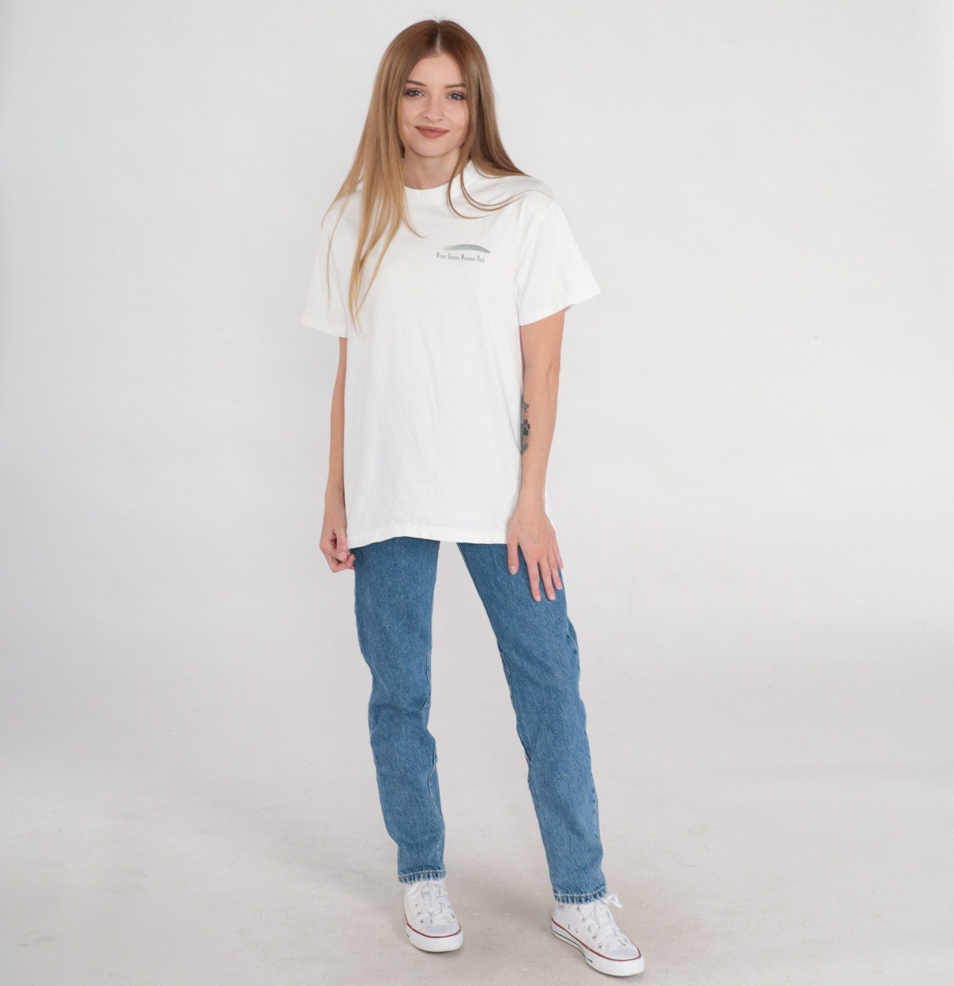 90s Grand Canyon National Park T-Shirt White Graphic Tee Medium M