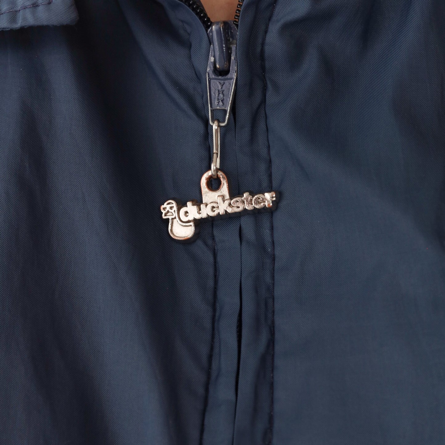 90s Fountaingrove Navy Windbreaker Jacket Duckster Zip Small