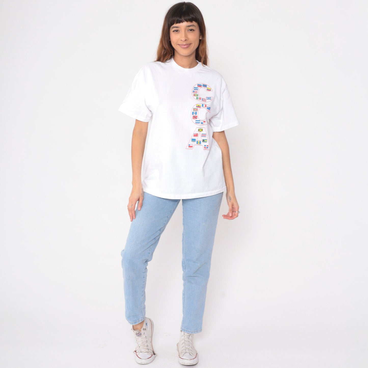 90s Clean Caribbean & Americas Oil Spill Preparedness Graphic Tee Cotton Large