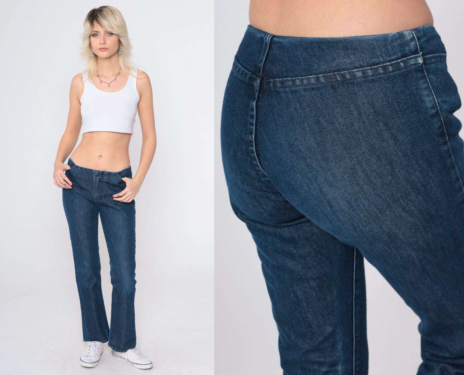 90s Gap Low Rise Bootcut Jeans Dark Wash Denim Extra Small