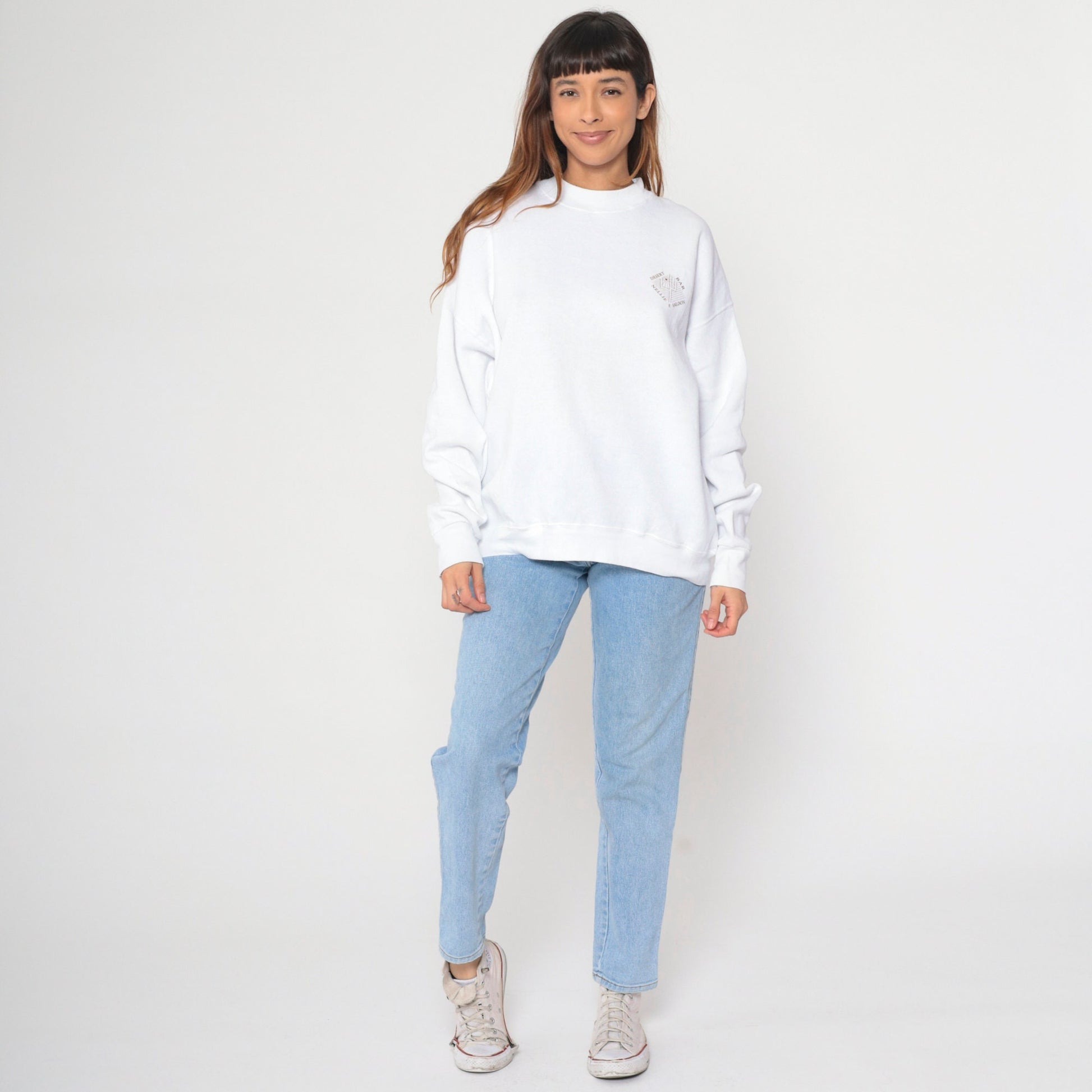 90s Nellie E Saloon Parker Arizona Graphic Sweatshirt White Crewneck Extra Large XXL