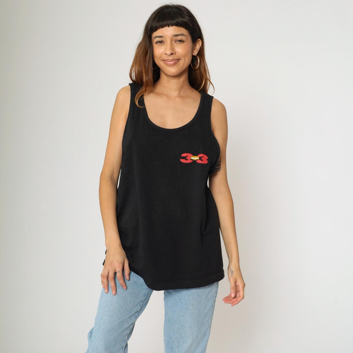 90s Chicago Bulls 3x3 Classic Tank Top Vintage NBA Basketball Bring Your Game Extra Large