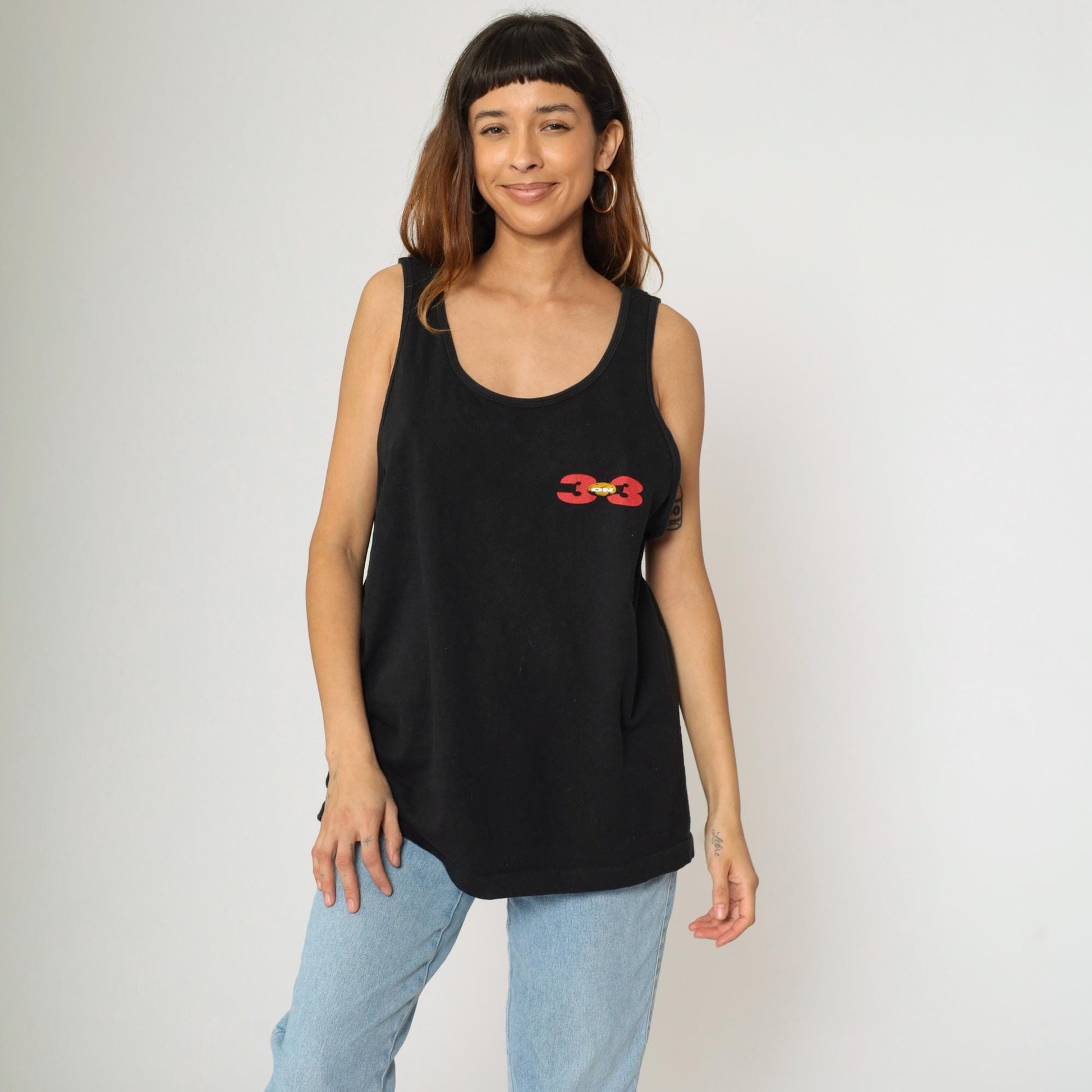 90s Chicago Bulls 3x3 Classic Tank Top Vintage NBA Basketball Bring Your Game Extra Large