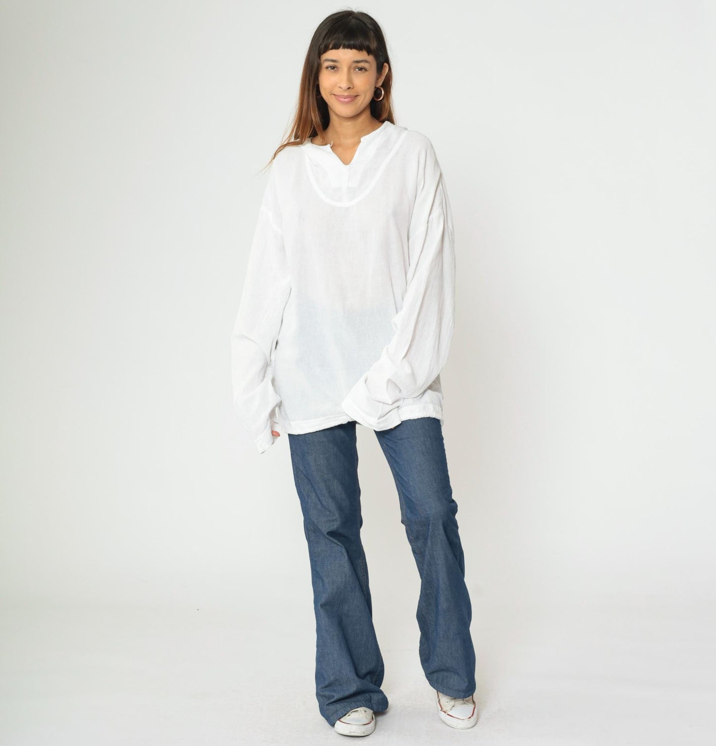 90s Stubbies White Cotton Hooded Windbreaker Jacket Extra Large XL