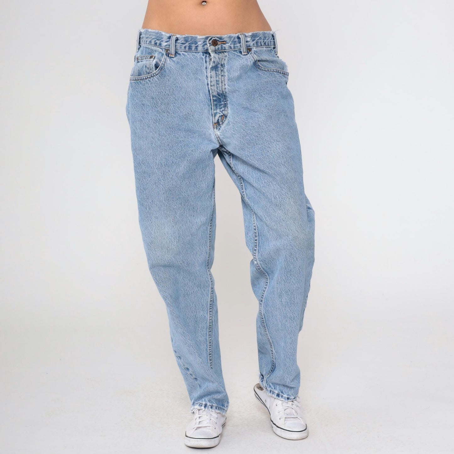 90s Flying A Jeanswear High Rise Tapered Blue Denim Jeans Medium
