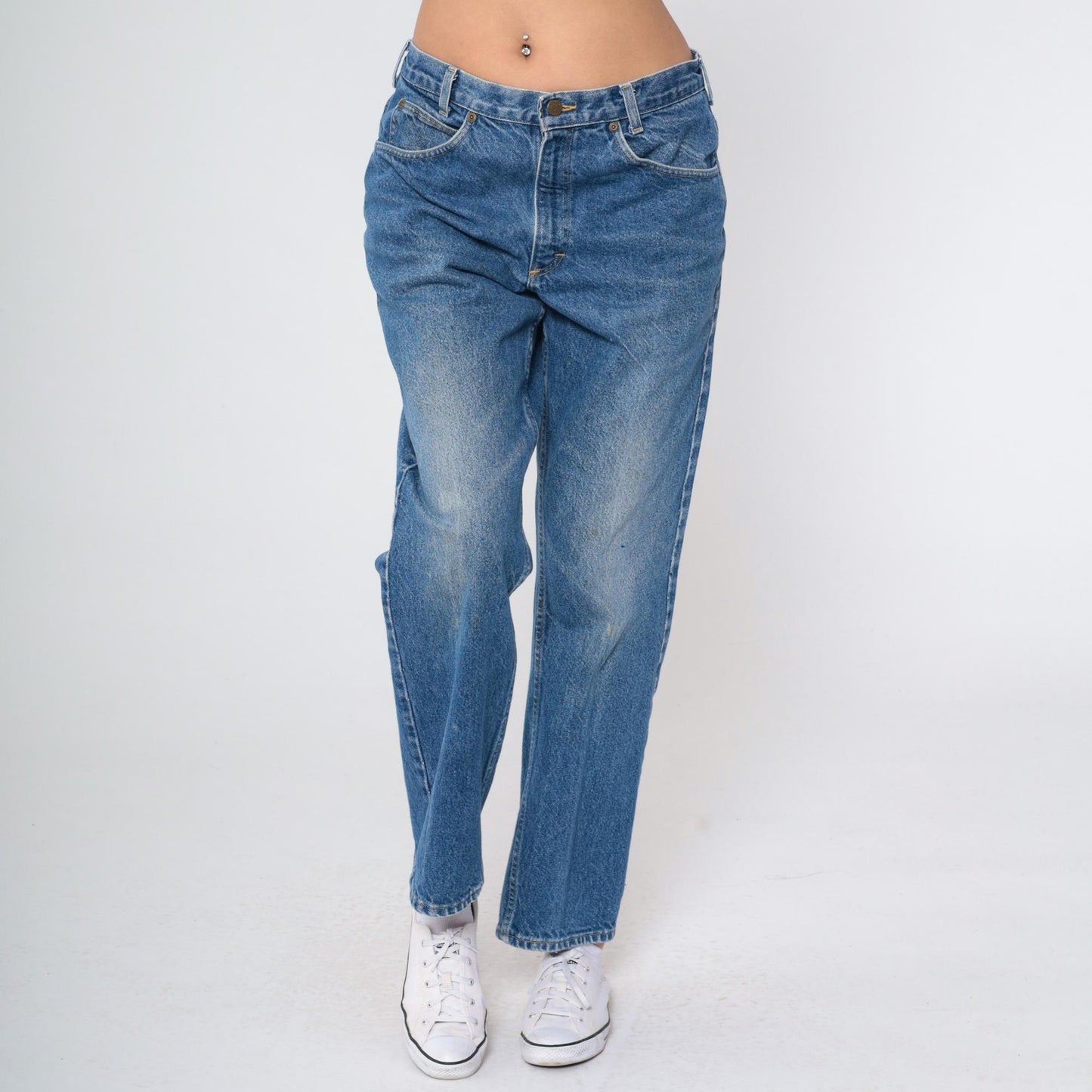 90s OshKosh Straight Leg Jeans High Rise Blue Denim Medium