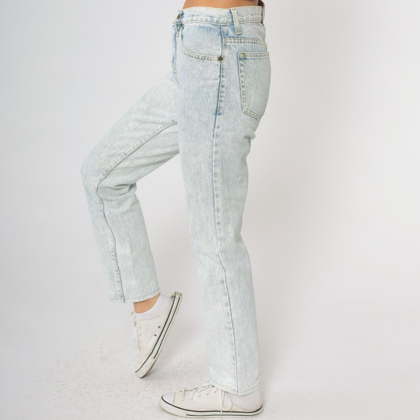 90s Guess Georges Marciano Acid Wash High Waisted Straight Leg Jeans XS