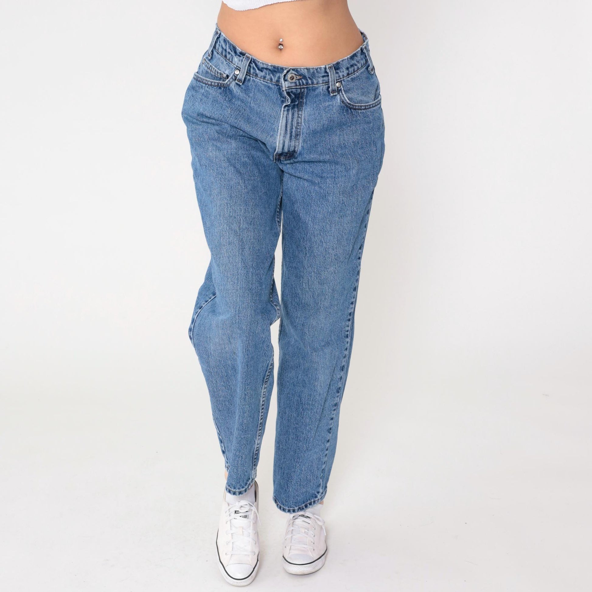 90s Levi's SilverTab Loose Straight Denim Light Wash High Rise W32 L30