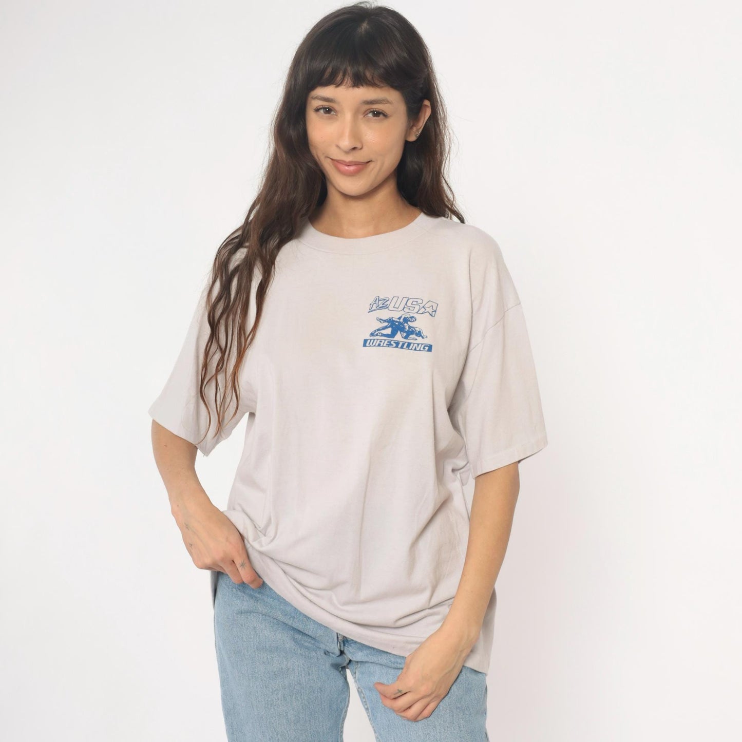 90s Arizona Wrestling Tournament Graphic Tee 1992 Southwest Regionals White XXL