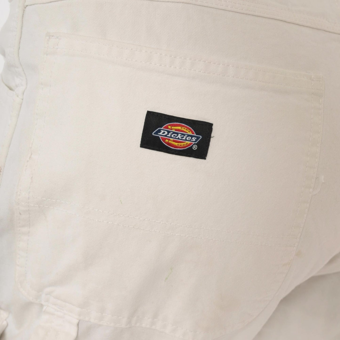 2000s Dickies Carpenter Pants White Sherwin Williams Workwear Straight Leg Medium
