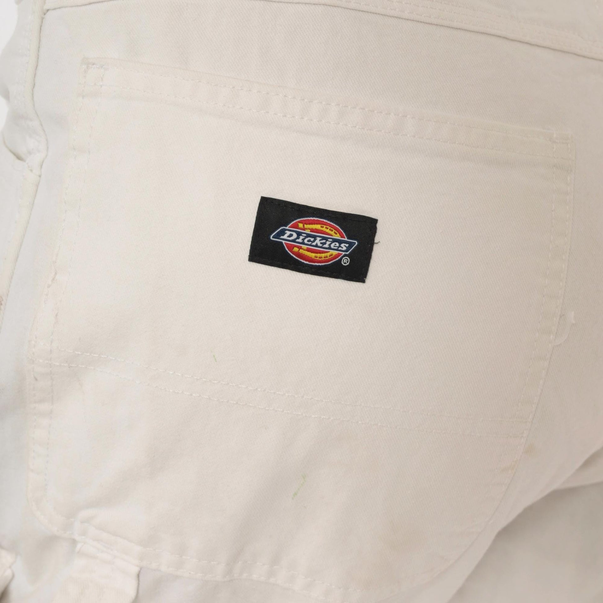 2000s Dickies Carpenter Pants White Sherwin Williams Workwear Straight Leg Medium