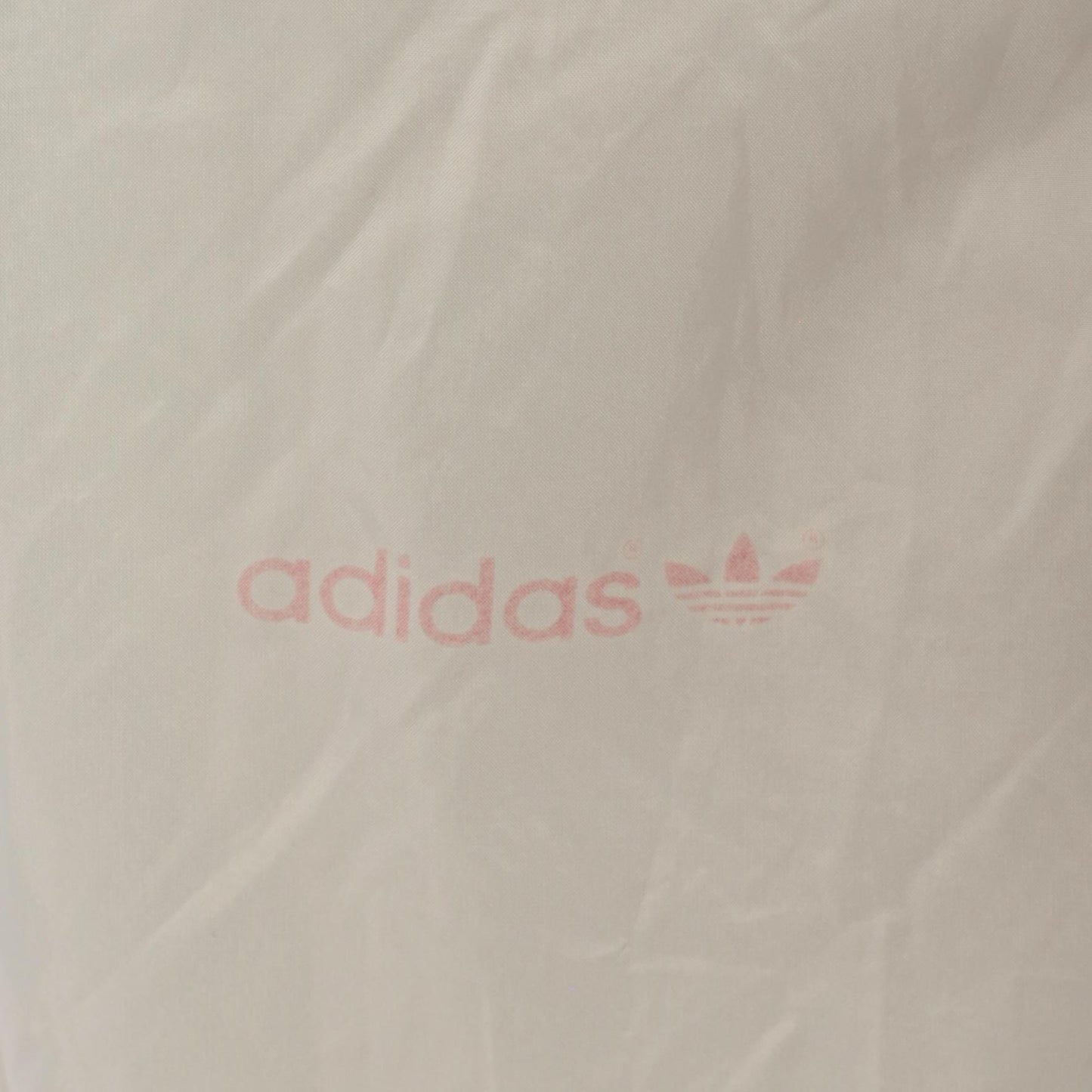 80s Adidas Originals Track Pants Grey Pink Trefoil Logo Medium M