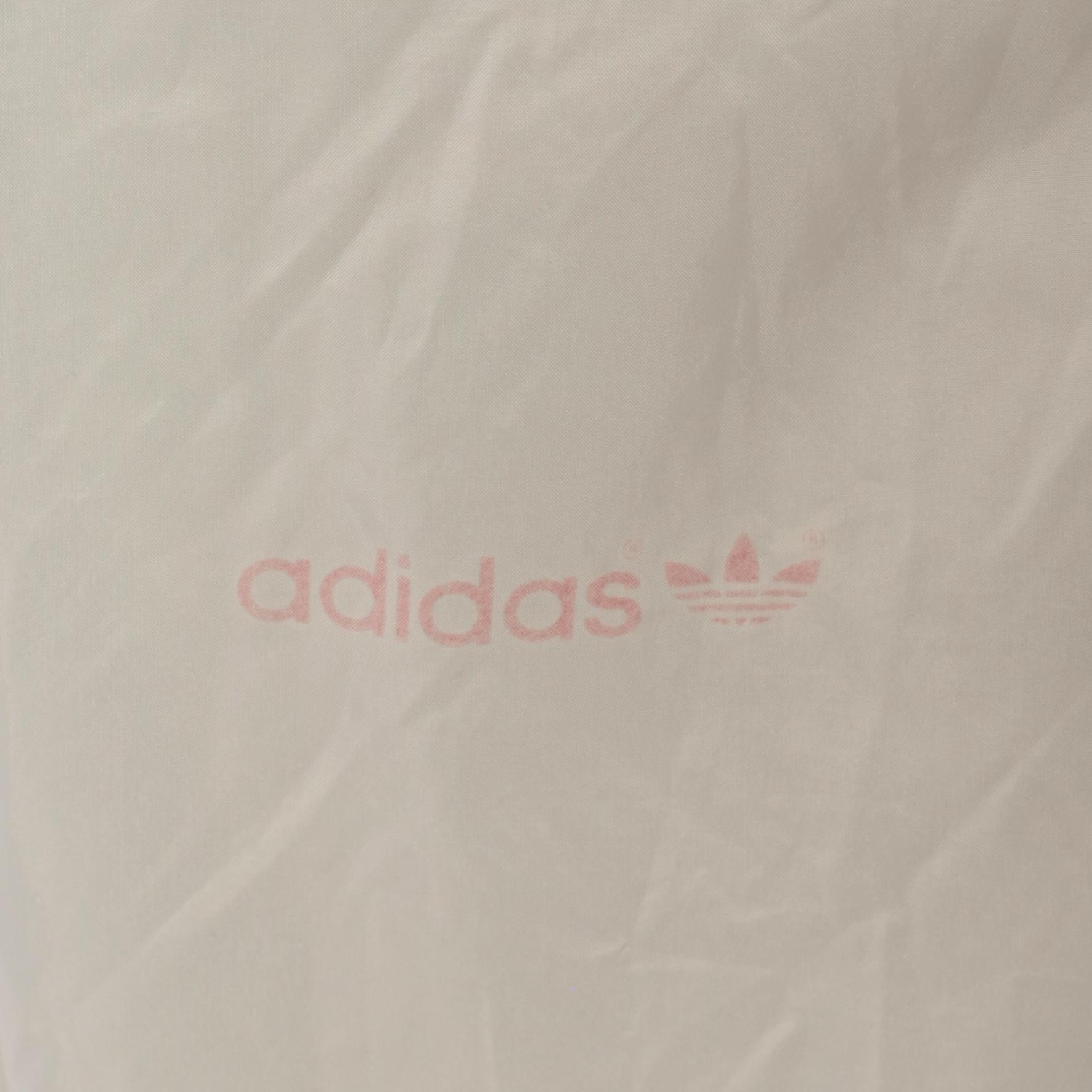 80s Adidas Originals Track Pants Grey Pink Trefoil Logo Medium M