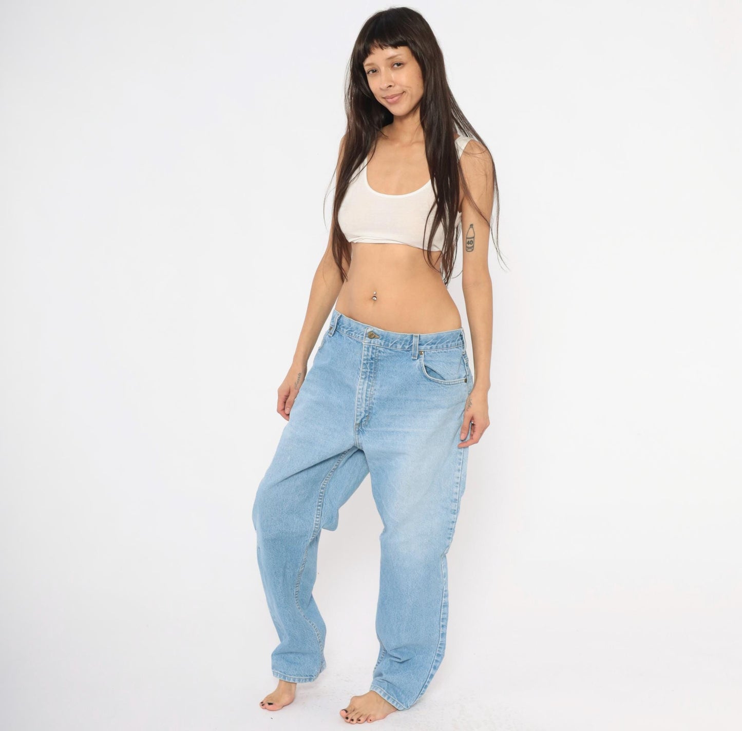 Carhartt Light Wash Straight Leg Jeans 2000s Relaxed Fit Denim 40 x 30