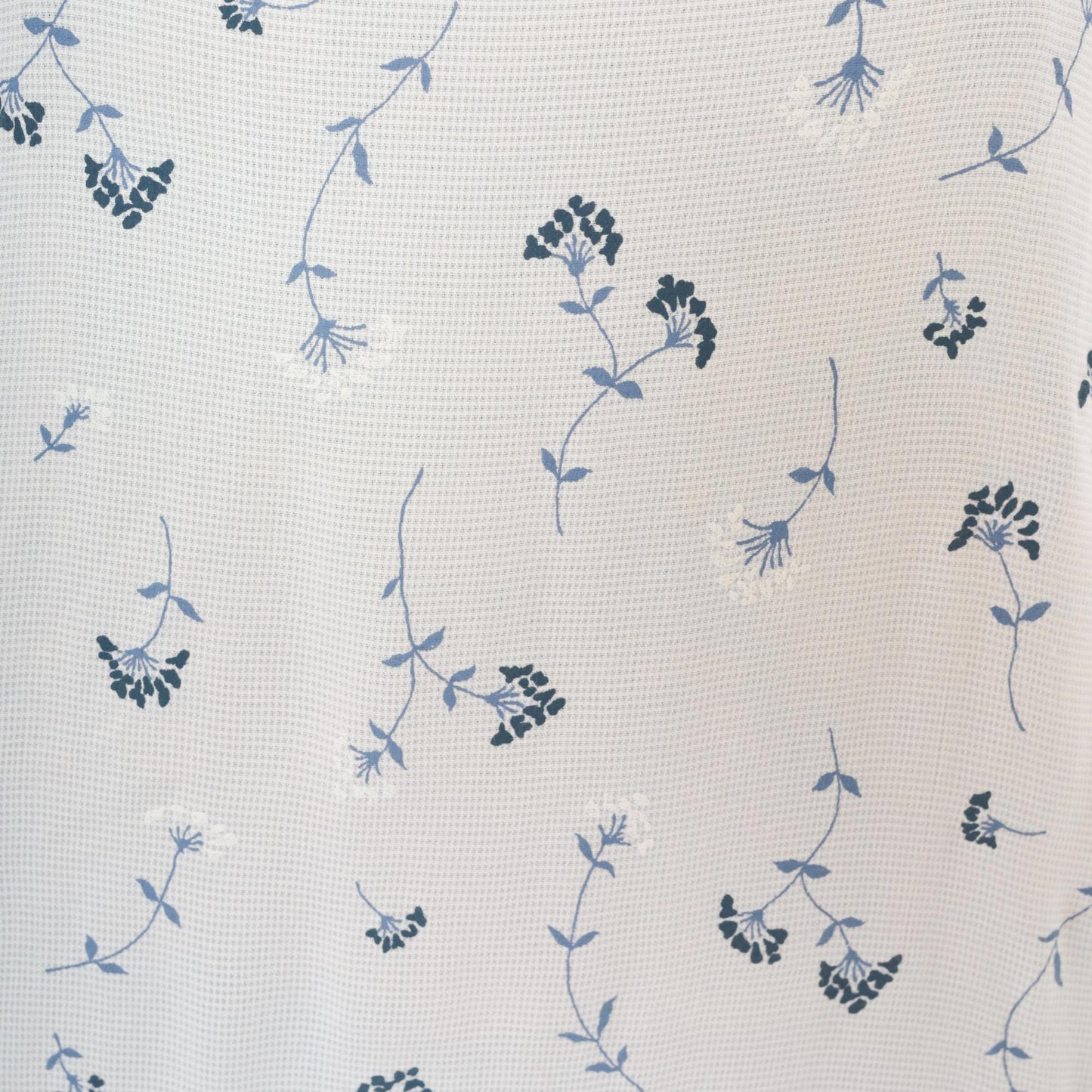 90s Notations Floral Maxi Dress White Navy Wildflower Sleeveless Medium