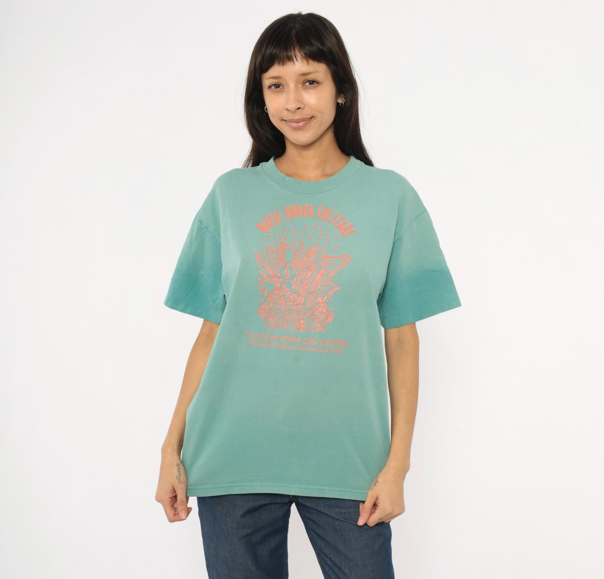 90s Tucson Pops Orchestra Music Under The Stars Concert Tee Large